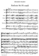 Sinfonia Nr. 4 e-Moll [score]