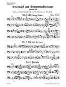 Spielmusik zum Sommernachtstraum, vol. 2 [cello/double bass part]