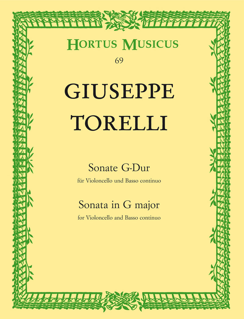 Sonate für Violocello und Basso continuo G-Dur