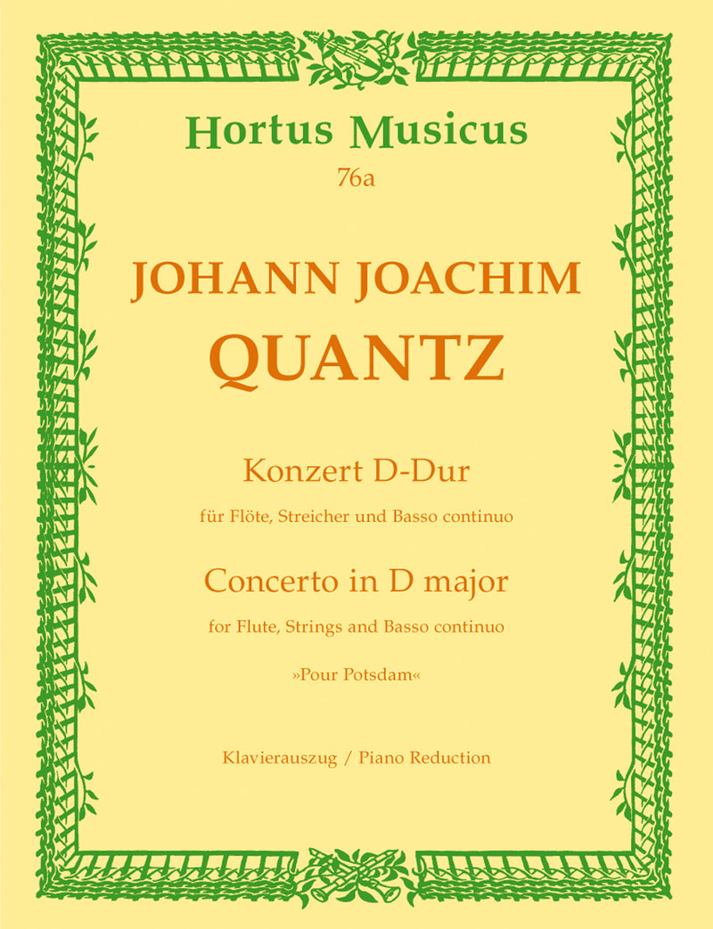 Concerto D major "Pour Potsdam"（ピアノ・リダクション）