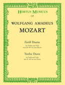 12 Duets for violin and viola, K. 487