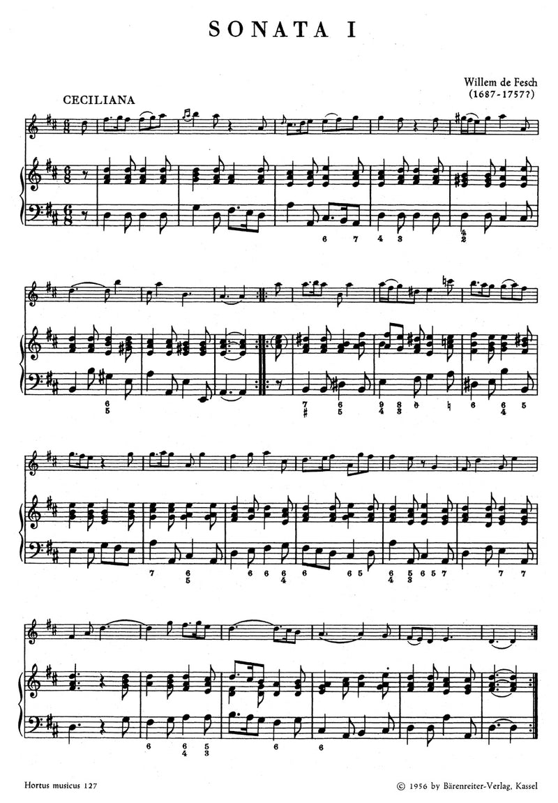 Six Sonatas, vol. 1