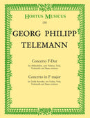 Konzert für Treble Recorder, Streicher und Basso continuo F-Dur [score]