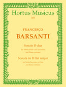 Sonate für Altblockflöte (Flöte) und Basso continuo B-Dur op. 1/6