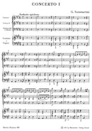 Concerto für Cembalo oder Orgel, zwei Violinen und Basso continuo A-Dur [Score and parts]