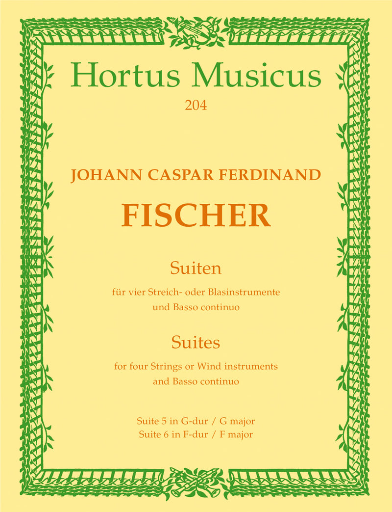 Two Suites for Four Instruments, in G major and F major [score & parts]