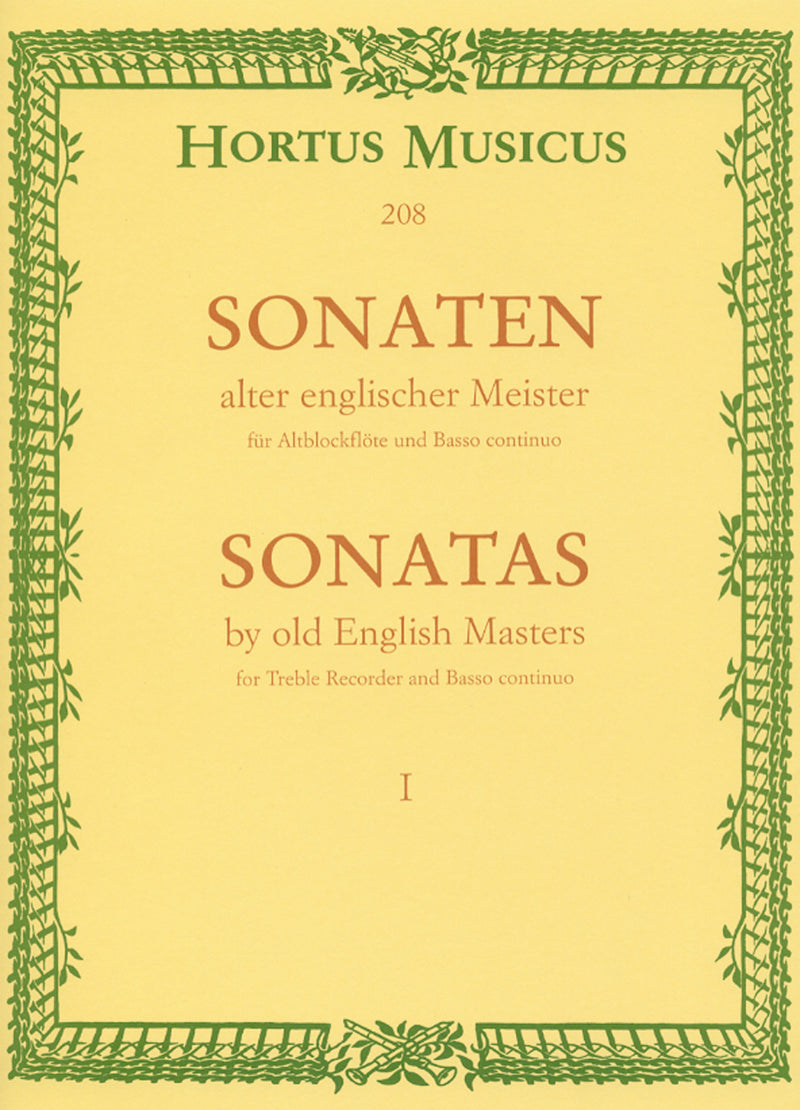 Sonatas by English Old Masters, vol. 1