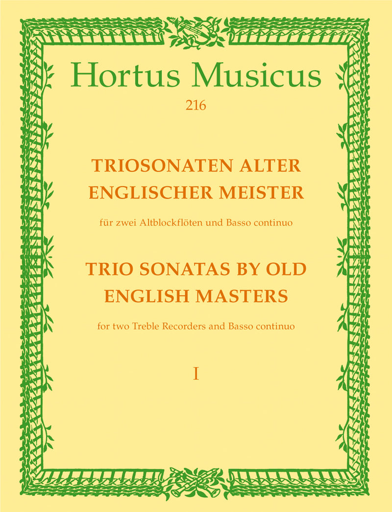 Trio Sonatas by English Old Masters, vol. 1