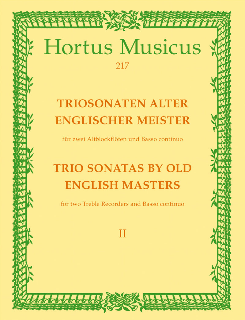Trio Sonatas by English Old Masters, vol. 2