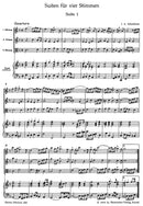 Two Suites for String and/or Wind Instruments and Basso continuo [Performance score, set of parts]