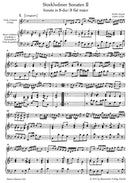 Six Sonatas "Stockholmer Sonatas", vol. 2