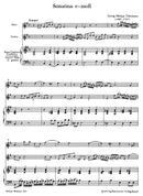 Sonatina for Oboe, Violin and Basso continuo E minor TWV 42:e5 [score, part(s)]