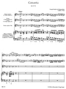 Concerto für 2 Soloinstrumente (Flöte, Violine - Flöte, Oboe - 2 Flöten), 3 Violinen und Basso continuo h-Moll op. 21/4  [Performance score, set of parts]