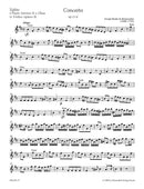 Concerto für 2 Soloinstrumente (Flöte, Violine - Flöte, Oboe - 2 Flöten), 3 Violinen und Basso continuo h-Moll op. 21/4 [violin solo(flute 2/Ob)/violin 2(ripieno) part]