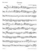 Concerto für 2 Soloinstrumente (Flöte, Violine - Flöte, Oboe - 2 Flöten), 3 Violinen und Basso continuo h-Moll op. 21/4 [Basso continuo part]