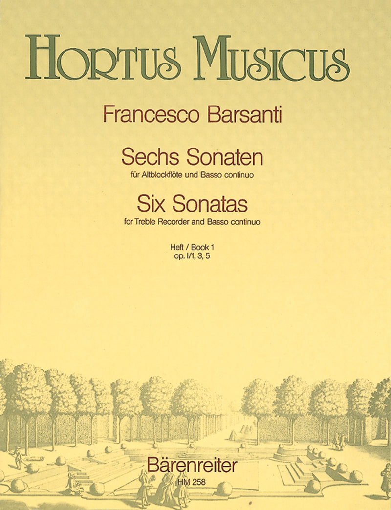 Six Sonatas , vol. 1