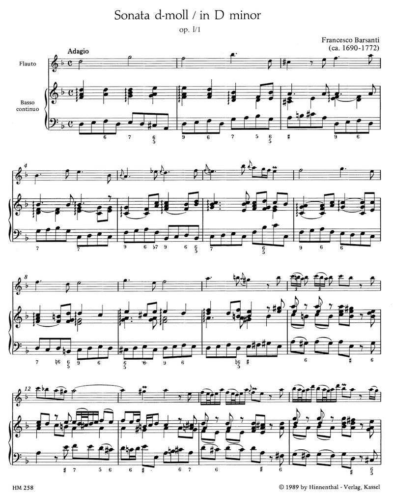 Six Sonatas , vol. 1