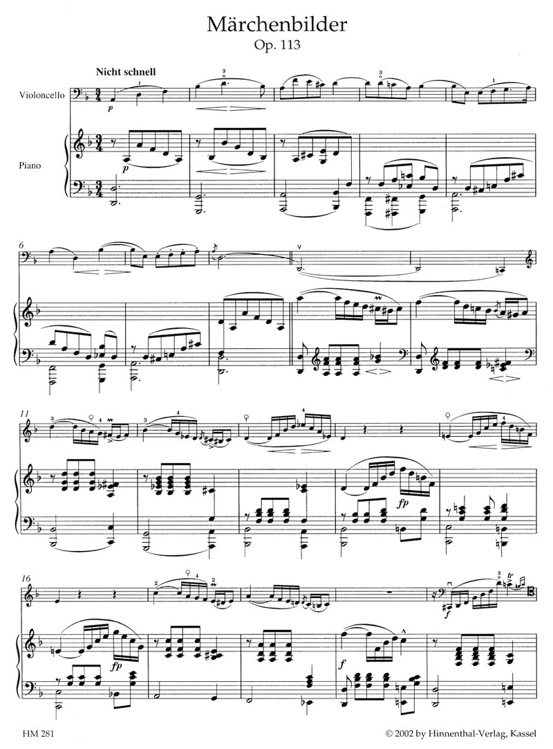 Märchenbilder op. 113 [score & parts]