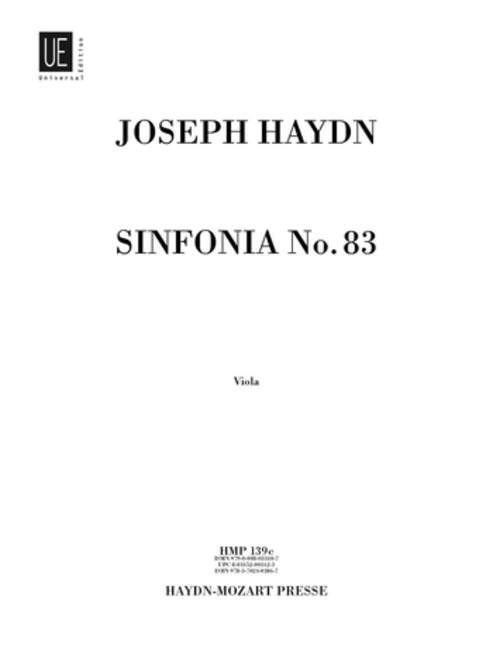 Sinfonia Nr. 83 Hob. I:83 (Viola part)