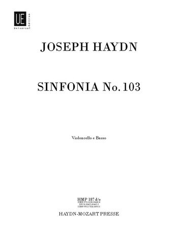 Sinfonia Nr.103 Hob. I:103 (Cello/Bass part)