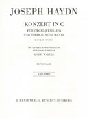Organ Concerto C major Hob. XVIII:10 (First Edition), Violin 1 part
