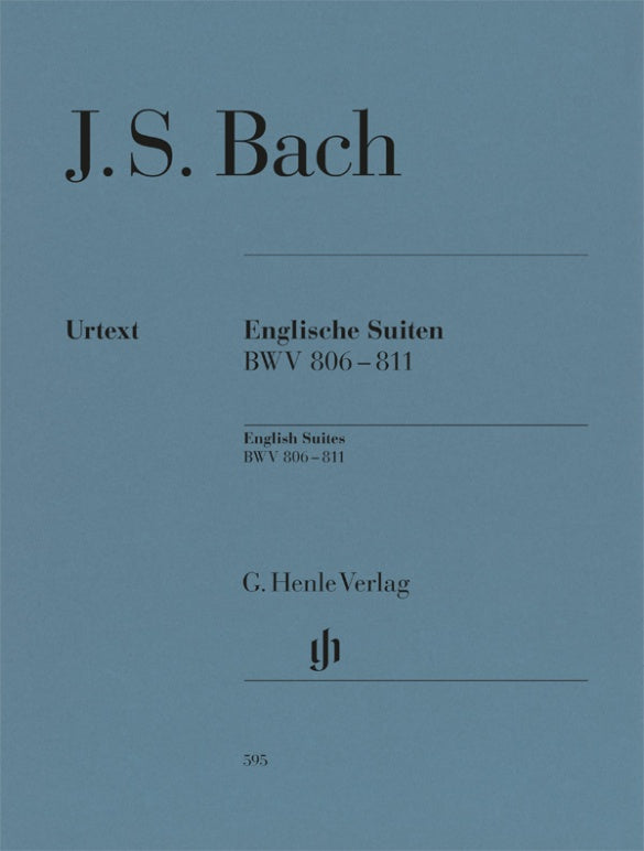 Englische Suiten = English Suites BWV 806-811（運指あり・布装丁）