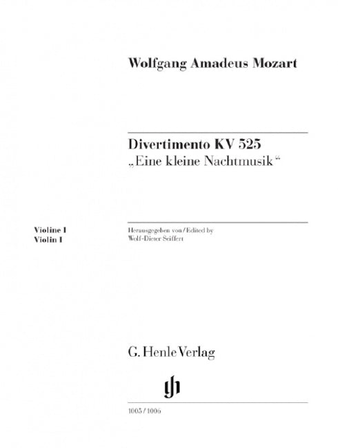 Divertimento "A Little Night Music" K. 525 [Violin 1 part]