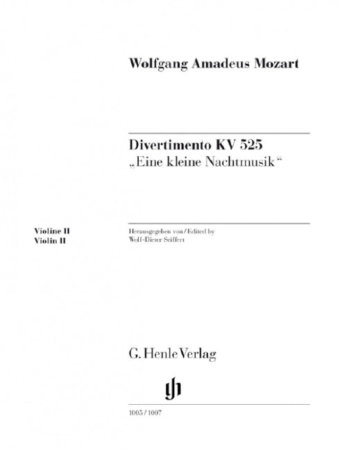 Divertimento "A Little Night Music" K. 525 [Violin 2 part]