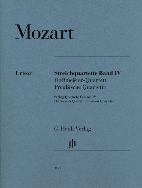 Streichquartette = String Quartets, vol. 4（パート譜）
