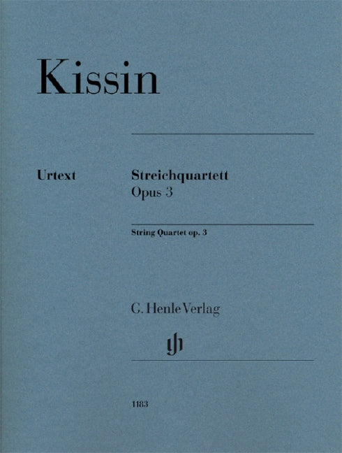 String Quartet Op. 3（パート譜）