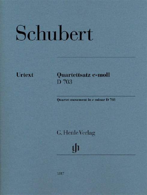 Quartettsatz c-moll D 703（パート譜）