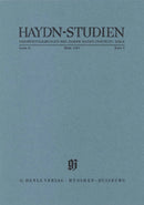 Haydn-Studien, vol. 2, no. 1 (March 1969)