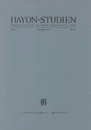 Haydn-Studien, vol. 5, no. 3 (December 1984)