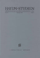 Haydn-Studien, vol. 6, no. 1 (December 1986)