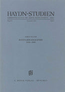 Haydn-Studien, vol. 6, no. 3 (December 1992)