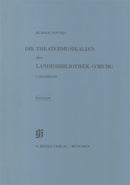 Landesbibliothek Coburg: Theatermusikalien, Part 1