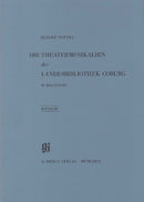 Landesbibliothek Coburg: Theatermusikalien, Part 2