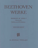 Works for Violin and Orchestra（全集・Critical reportのみ・ソフトカバー）