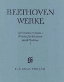 Works for Piano and Violin, vol. 1 （全集・ソフトカバー）