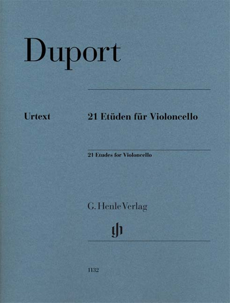 21 Etüden = Etudes for Violoncello