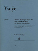 Poème élégiaque op. 12 and other Works