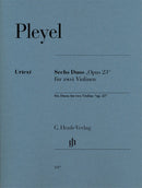 Sechs Duos = Six Duets For 2 Violins Op. 23