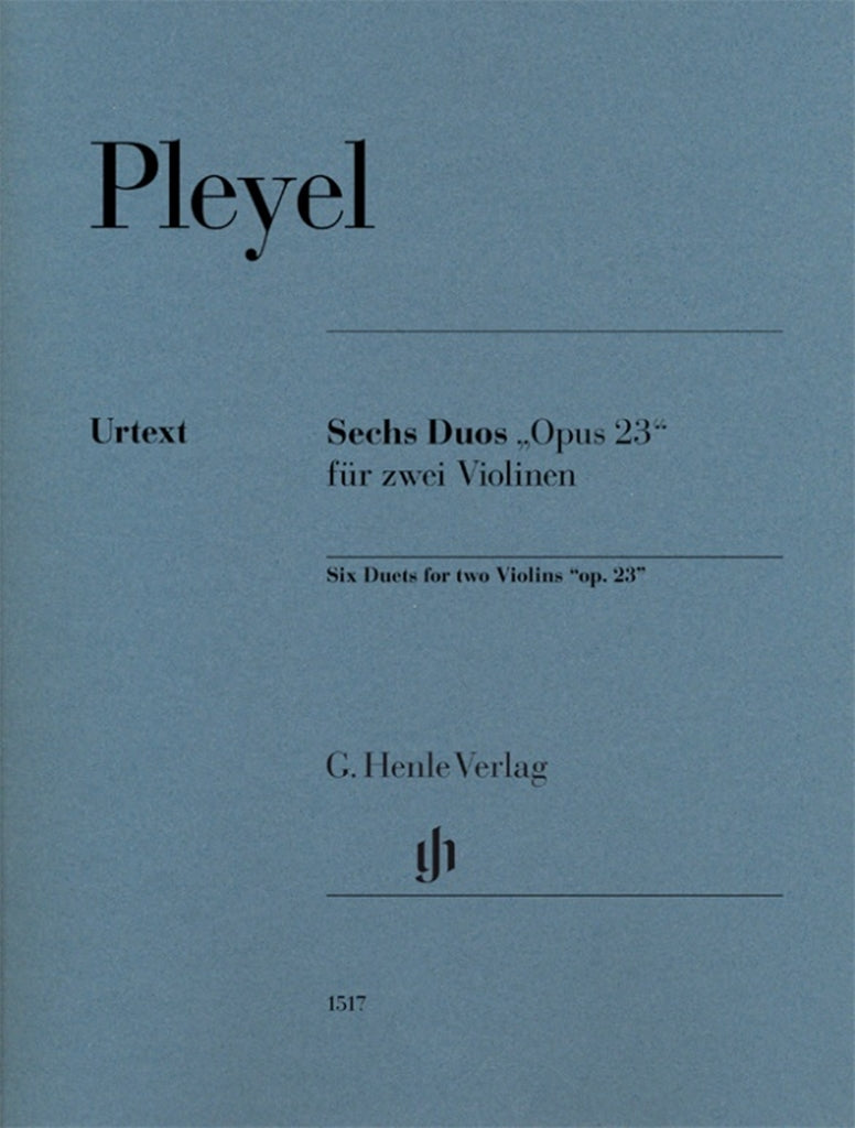 Sechs Duos = Six Duets For 2 Violins Op. 23
