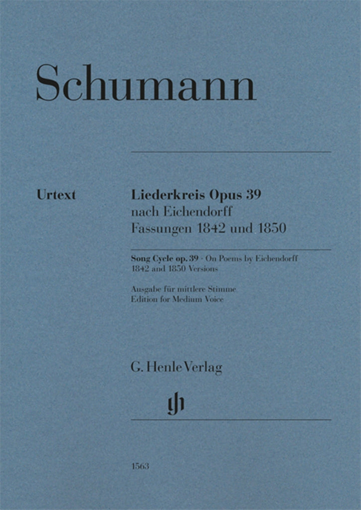 Liederkreis Op. 39 (Medium Voice and Piano)