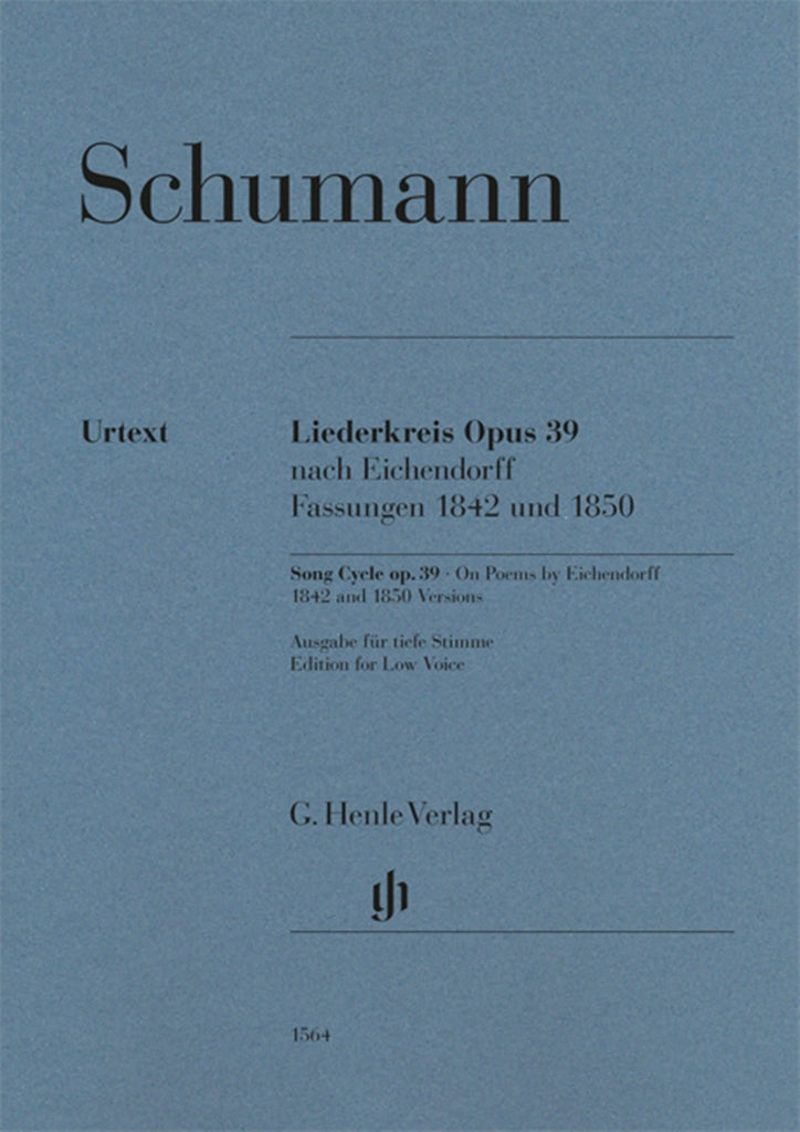 Liederkreis Op. 39 (Low Voice and Piano)