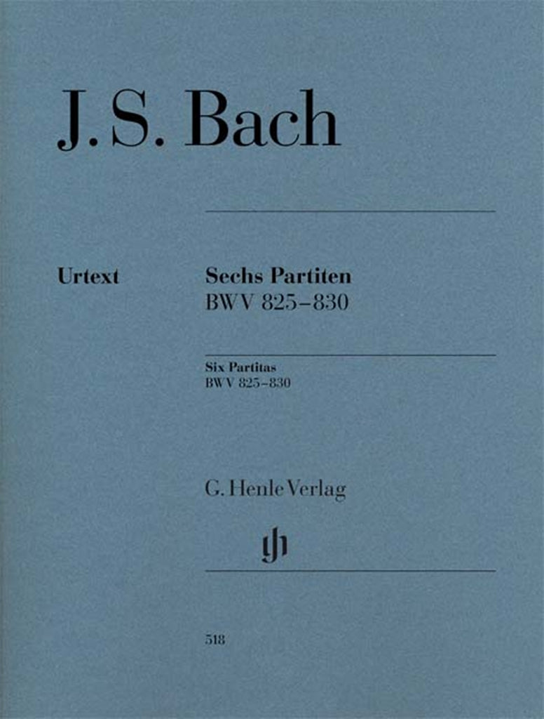 Partitas BWV 825-830（運指あり・ソフトカバー）