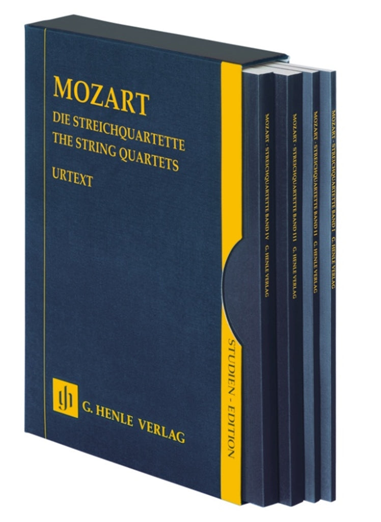 Die Streichquartette = The String Quartets（ポケット・スコア・4巻セット）