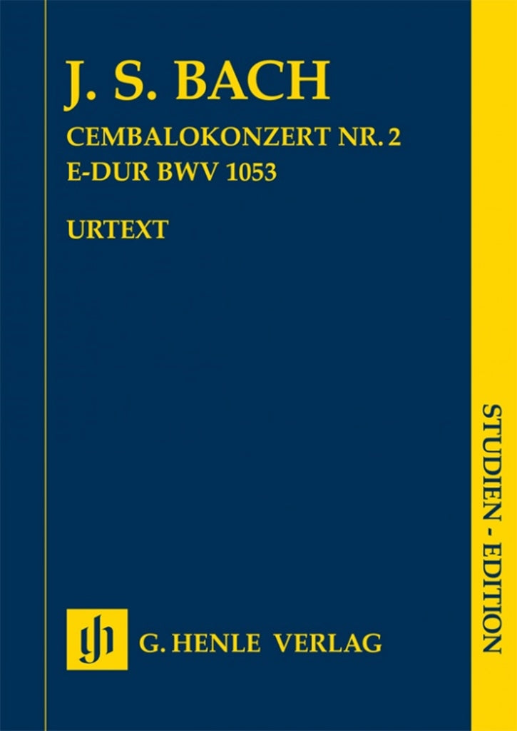 Cembalokonzert = Harpsichord Concerto no. 2 in E major BWV 1053（ポケット・スコア）