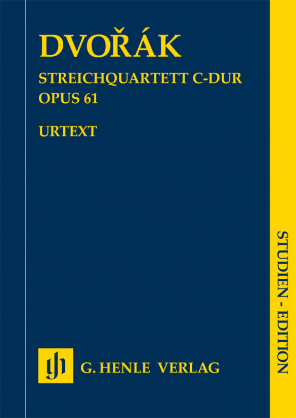 Streichquartett = String Quartet C major, Op. 61（ポケット・スコア）