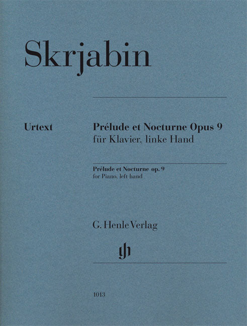 Prélude et Nocturne Op. 9